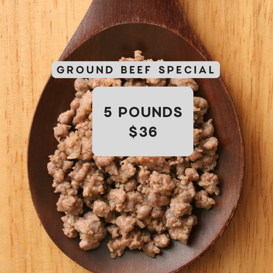 Farmer's Market Ground Beef Special