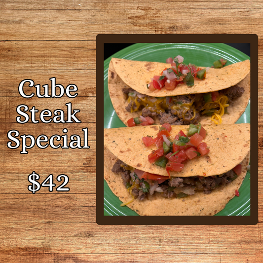 Cube Steak Special